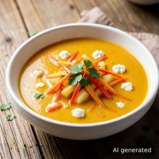 Супа от картофи и извара