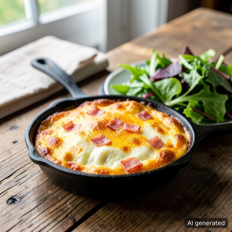 Яйчник с шунка — на фурна