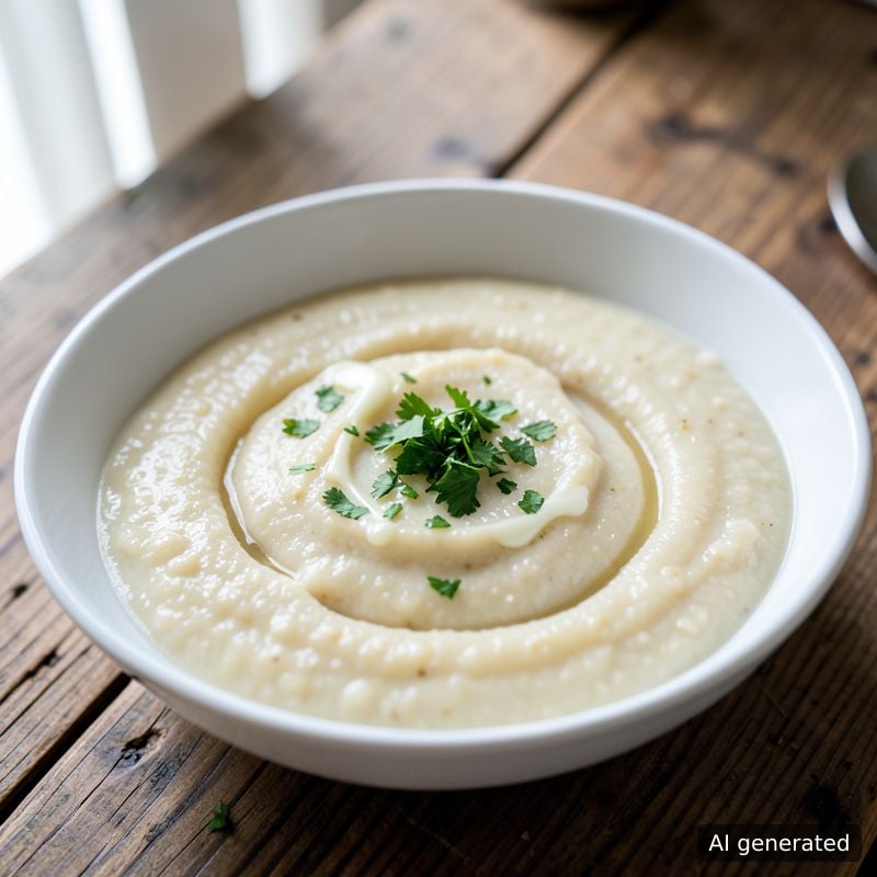 Супа-пюре от картофи и керевиз