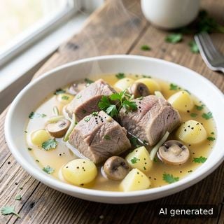 Варено овче месо — по хайдушки