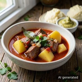 Отвара от свинско месо — по унгарски