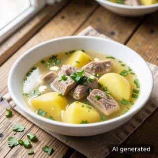 Варено младо агне (разсол)