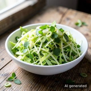 Салата от маруля и чесън