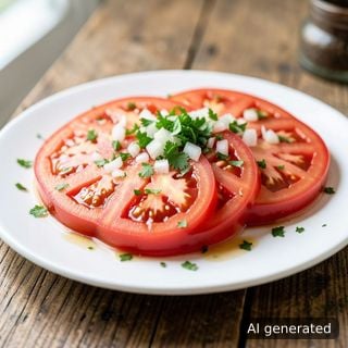 Салата от домати „изгрев“