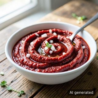 Лютеница с лук