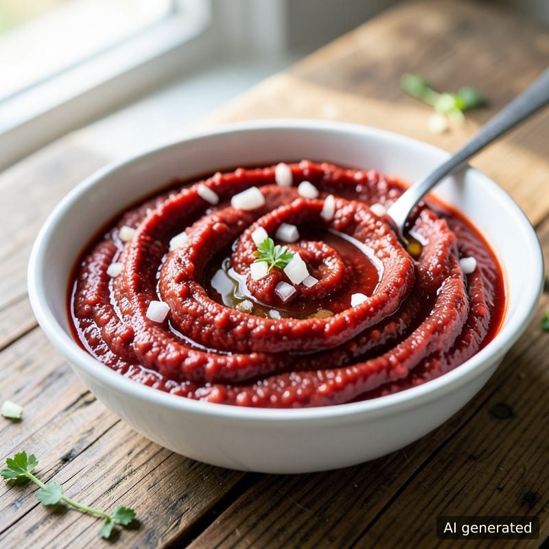 Лютеница с лук