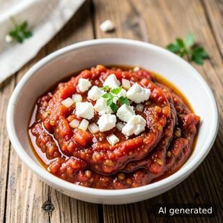 Лютеница с овче сирене