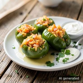 Пиперки, пълнени с ориз