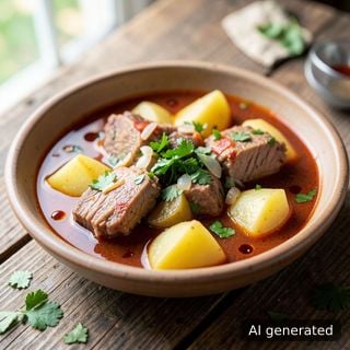 Свинско месо с картофи