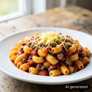 Макарони с кайма