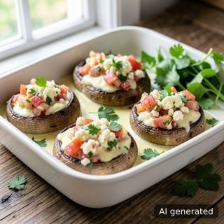 Пълнени (фаршировъни) пресни гъби