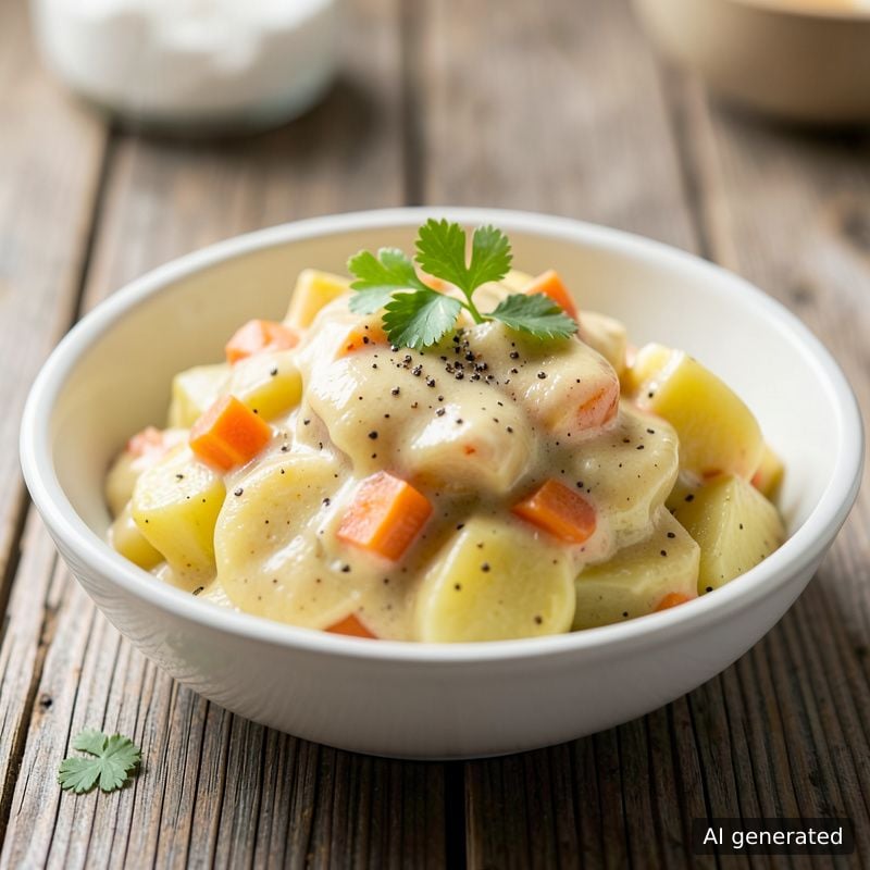 Фрикасе от картофи (немска рецепта)
