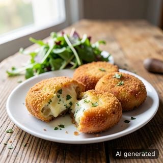 Панирани картофени кюфтета