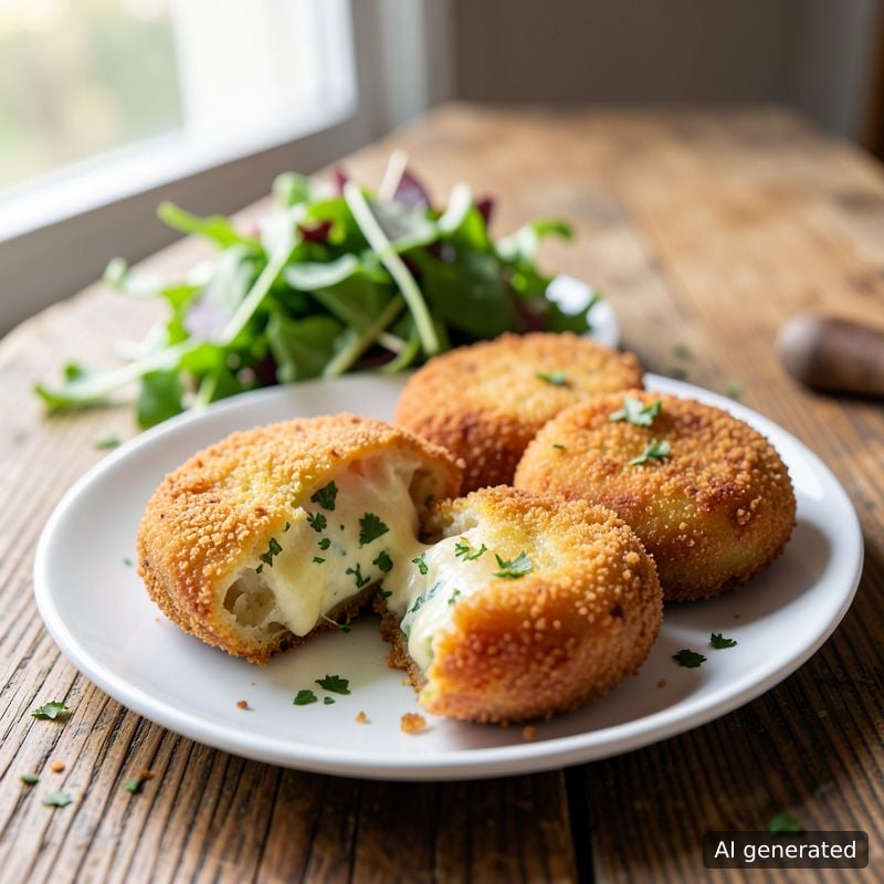 Панирани картофени кюфтета
