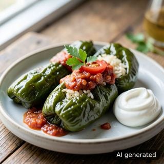 Пиперки, пълнени с ориз