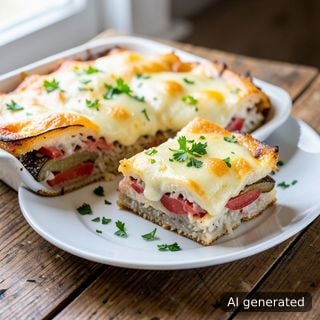 Мусака от патладжани и ориз
