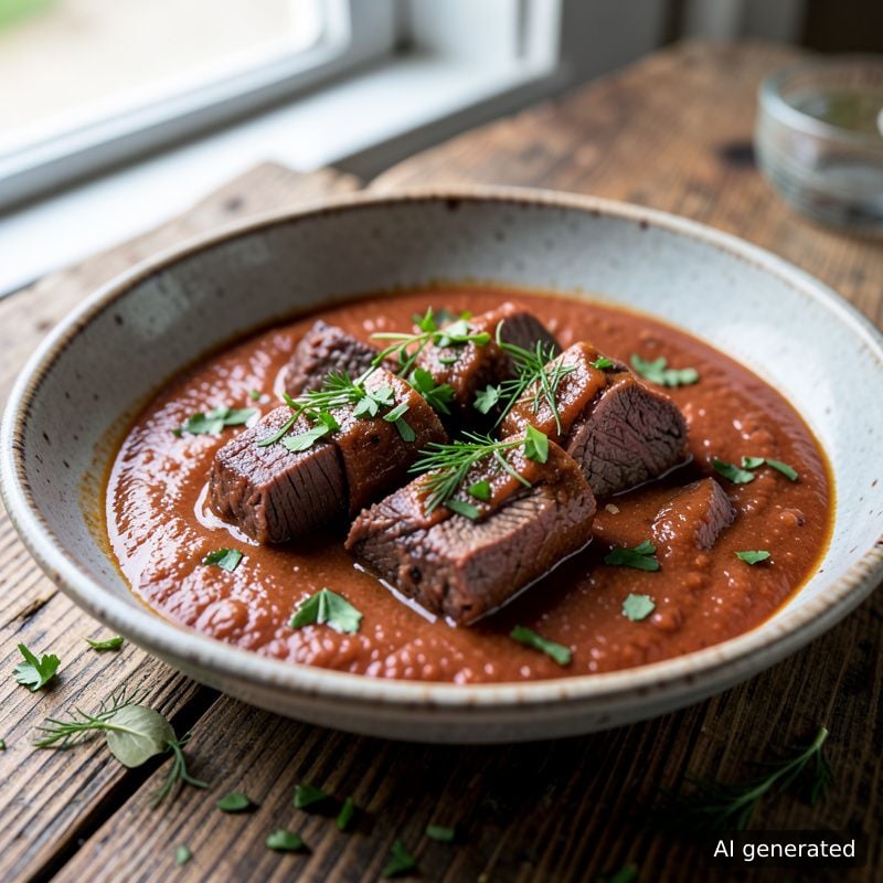 Телешко със зеленчуци