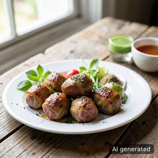 Варени свински руладини