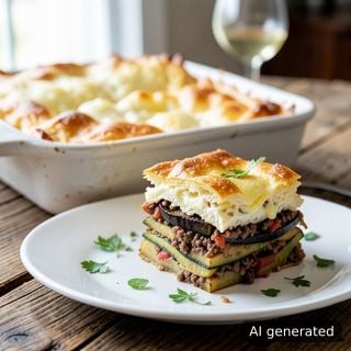 Мусака с различни зеленчуци (по ориенталски)